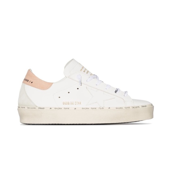 GOLDEN GOOSE | Hi Star Leather Sneakers - Picture 2 of 12
